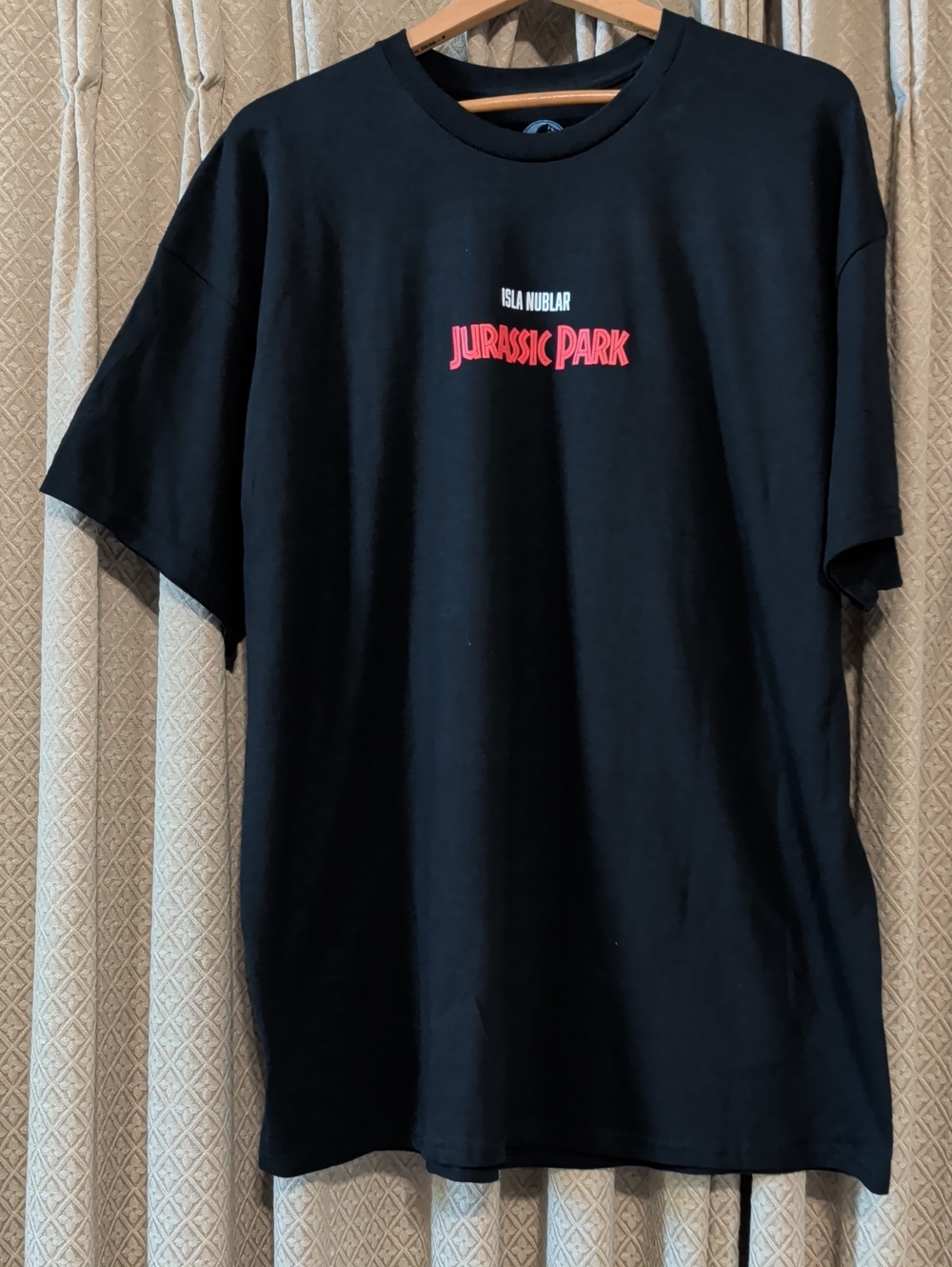 NWT Men's Size 2X Jurassic Park Lightning Dinosaur Graphic T-shirt